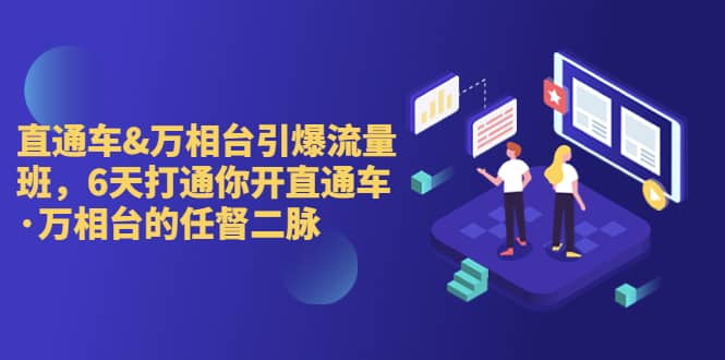 直通车+万相台引爆流量班，6天打通你开直通车·万相台的任督 二脉-云创网