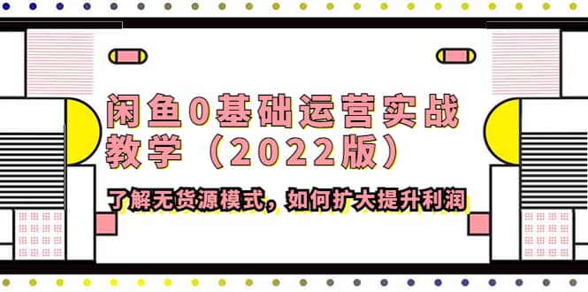 闲鱼0基础运营实战教学（2022版）了解无货源模式，如何扩大提升利润-云创网