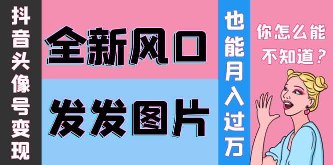 抖音头像号变现0基础教程-云创网