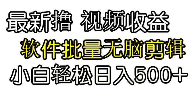 发视频撸收益，软件无脑批量剪辑，第一天发第二天就有钱-云创网
