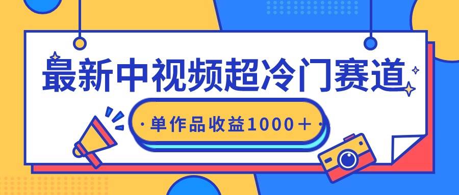 最新中视频超冷门赛道，轻松过原创，单条视频收益1000＋-云创网