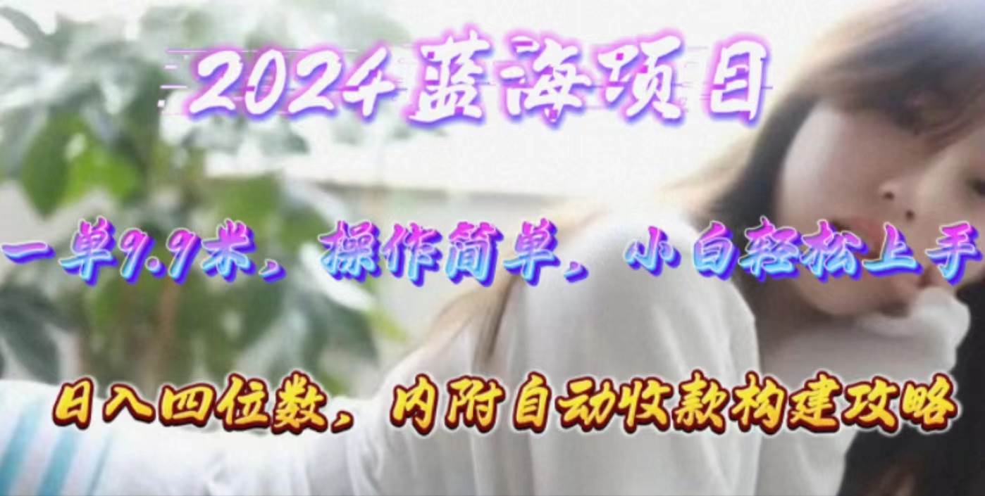 年轻群体的蓝海市场，1单9.9元，操作简单，小白轻松上手，日入四位数-云创网