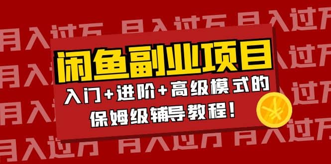 月入过万闲鱼副业项目：入门+进阶+高级模式的保姆级辅导教程-云创网