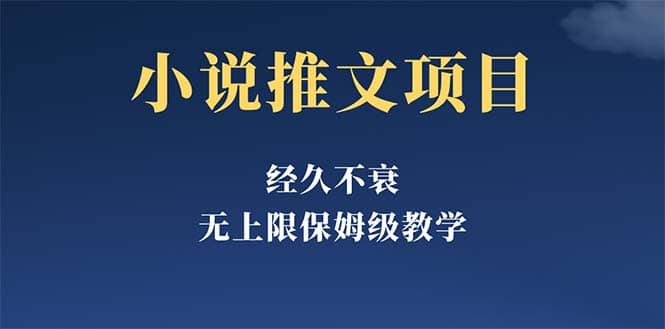 经久不衰的小说推文项目，单号月5-8k，保姆级教程，纯小白都能操作-云创网