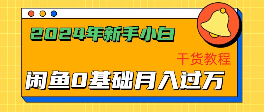 2024年新手小白如何通过闲鱼轻松月入过万-干货教程-云创网