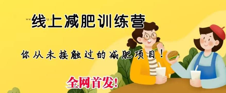线上减肥训练营，足不出户，仅靠拉几个社群，发几条朋友圈，就可以月实现入五位【揭秘】-云创网