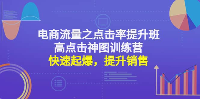 电商流量之点击率提升班+高点击神图训练营：快速起爆，提升销售-云创网