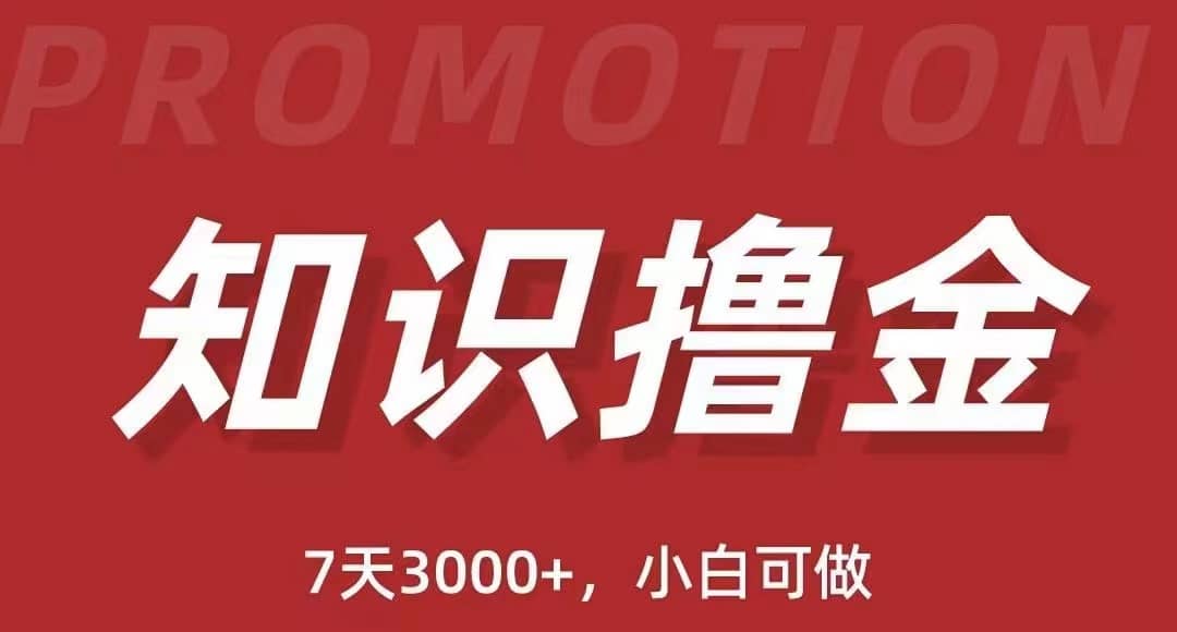 抖音知识撸金项目：执行力强当天见收益(教程+资料)-云创网