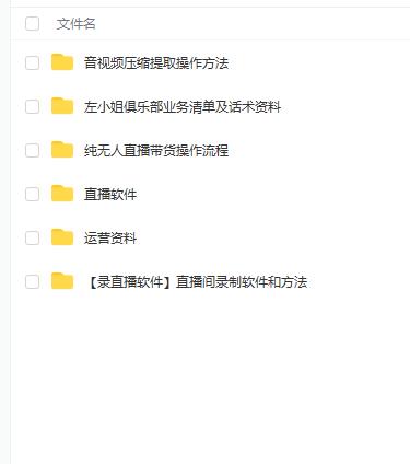 左小姐-直播带货俱乐部十三行、无人直播，全套教程附：工具、文档、话术资料-云创网