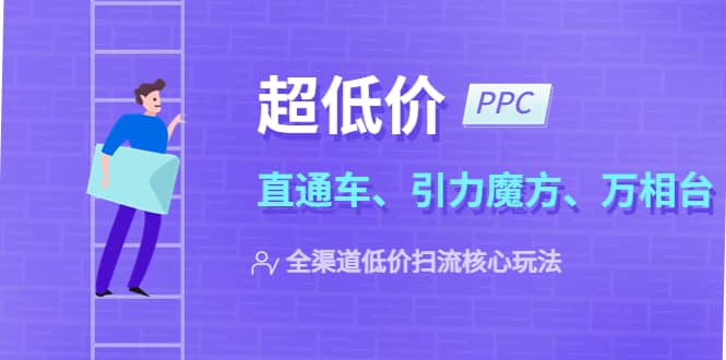 2023超低价·ppc—“直通车、引力魔方、万相台”全渠道·低价扫流核心玩法-云创网