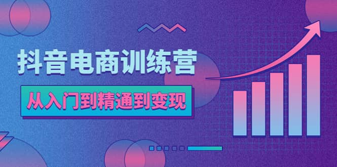 抖音电商训练营：从入门到精通，从账号定位到流量变现，抖店运营实操-云创网