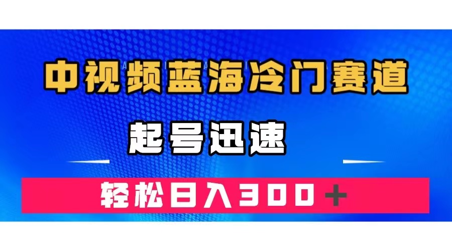 中视频蓝海冷门赛道，韩国视频奇闻解说，起号迅速，日入300＋-云创网