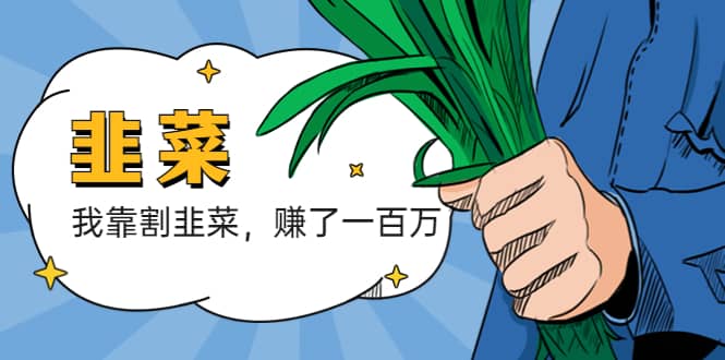 我靠割韭菜 赚了一百万-云创网