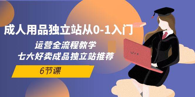 成人用品独立站从0-1入门，运营全流程教学，七大好卖成品独立站推荐-6节课-云创网