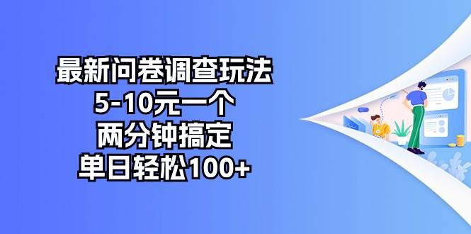 最新问卷调查玩法，5-10元一个，两分钟搞定，单日轻松100+-云创网