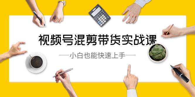 视频号-混剪带货实战课，小白也能快速上手（10节课）-云创网