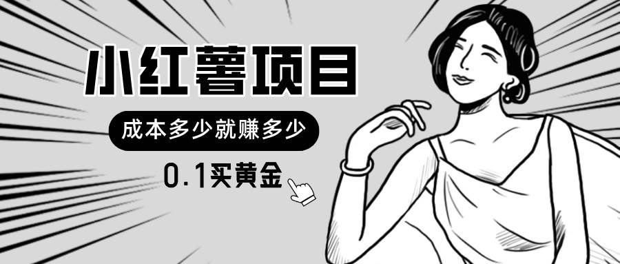 小红薯暴力项目，0.1买黄金。操作简单，日入无上限，可无限扩大。-云创网
