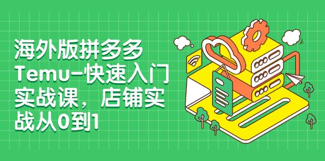 海外版拼多多Temu-快速入门实战课，店铺实战从0到1（12节课）-云创网