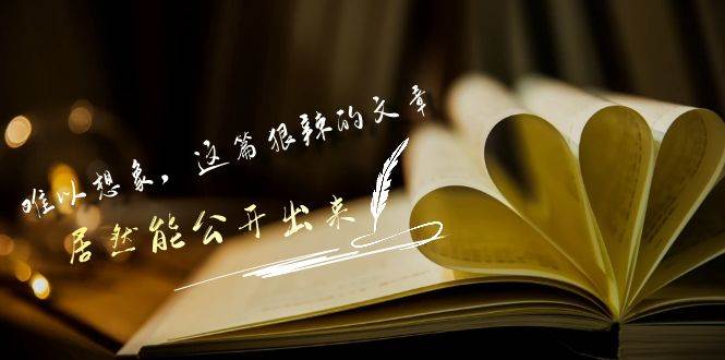 某付费文章《难以 想象，这篇狠辣的文章，居然能公开出来》-云创网