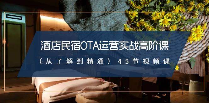 酒店民宿-OTA运营实战高阶课（从了解到精通）45节视频课-云创网