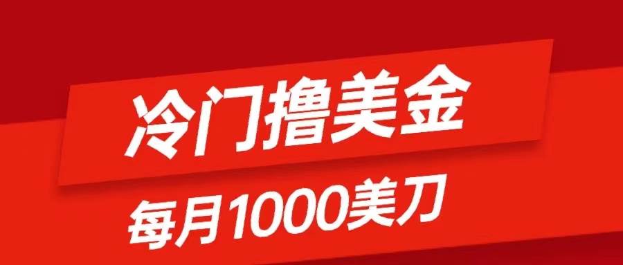冷门撸美金项目：只需无脑发帖子，每月1000刀，小白轻松掌握-云创网