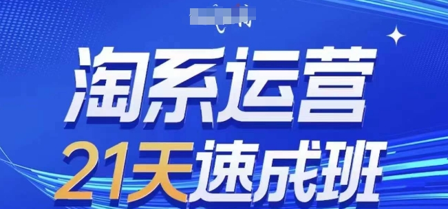 淘系运营21天速成班(更新25年2月)，0基础轻松搞定淘系运营，不做假把式-云创网