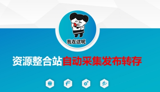资源整合站自动采集发布转存，解放双手-云创网