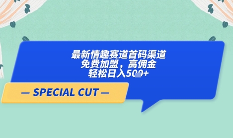 【轻云】最新情趣赛道首码渠道，免费加盟，高佣金，轻松日入5张+-云创网